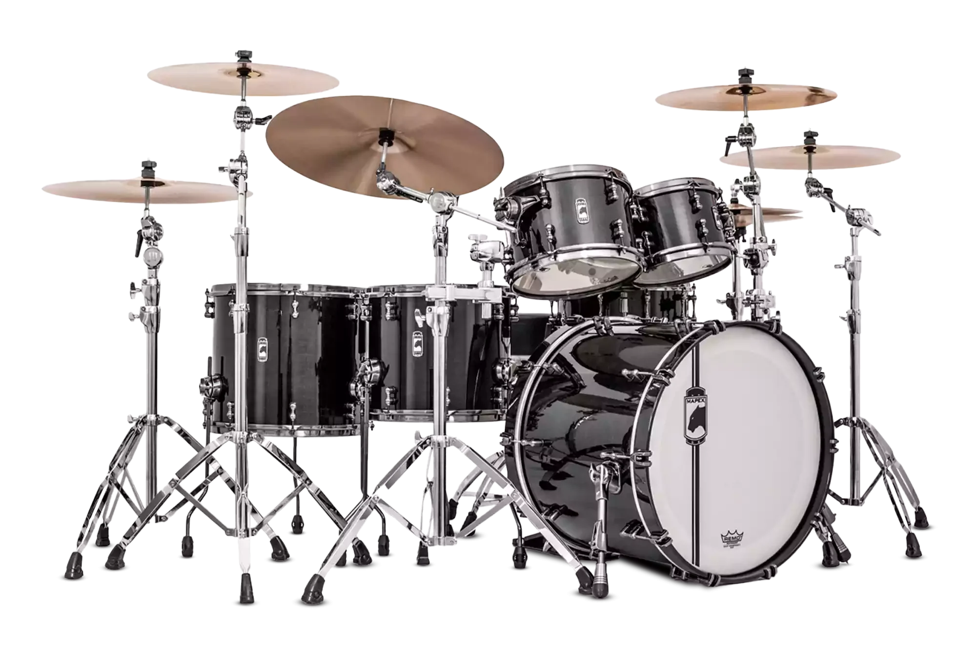drums Mapex SEM Piano Black Drumkit - Image 1