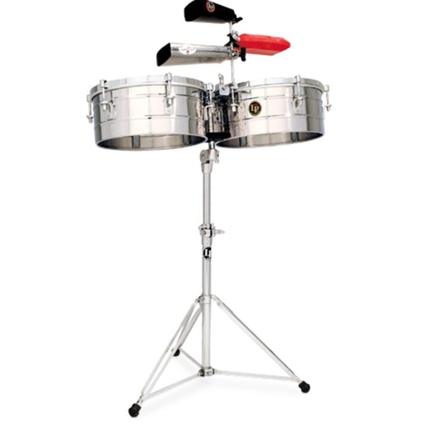 Tito puente timbales, stainless steel 14" & 15"