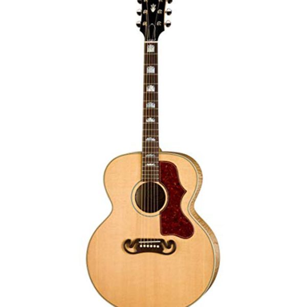 Gibson j 200 studio electro acoustic guitar 6 string steel string natural