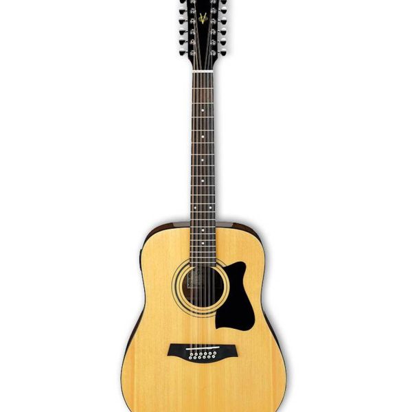 Ibanez v7212e nt electro acoustic guitar 12 string steel string