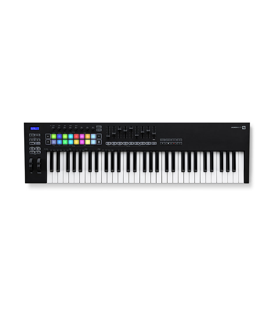 20221104071138-20221014130558-LaunchKey61_overhead_HR.jpg Novation launchkey 61 keys usb midi controller - Image 1