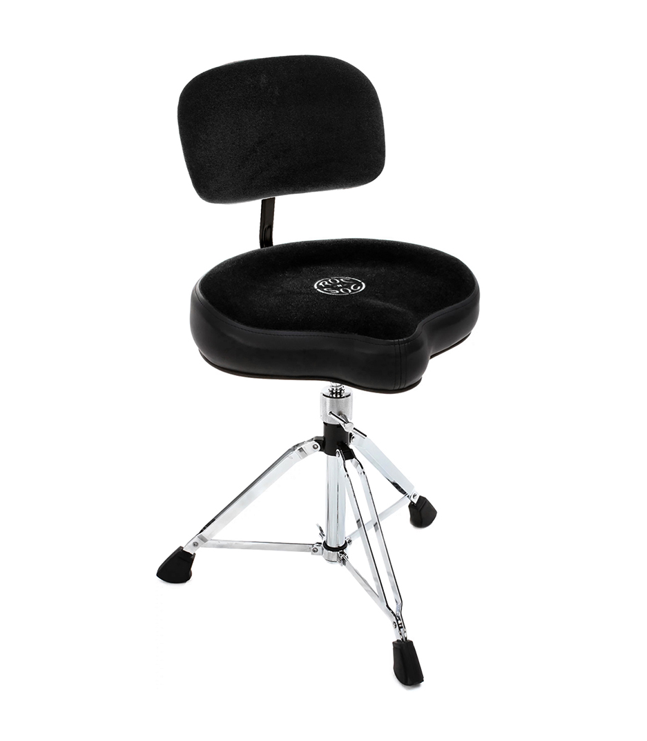 20230130125327-MSOKBR.jpg Roc-N-Soc drum throne manual spindle bicycle seat black fabric backrest - Image 1