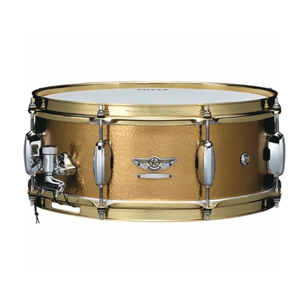 Tama star reserve hammered 1455 snare drum brass
