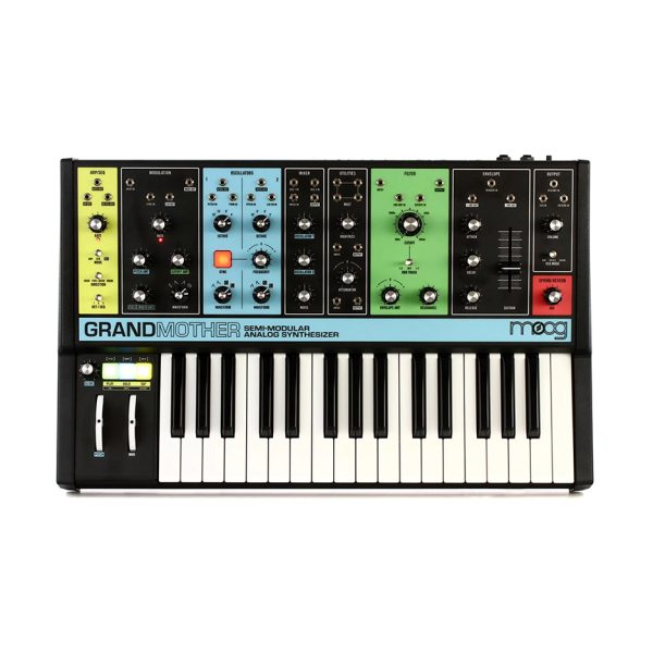 Moog grandmother 32 keys semi modular analog synthesizer and step sequencer