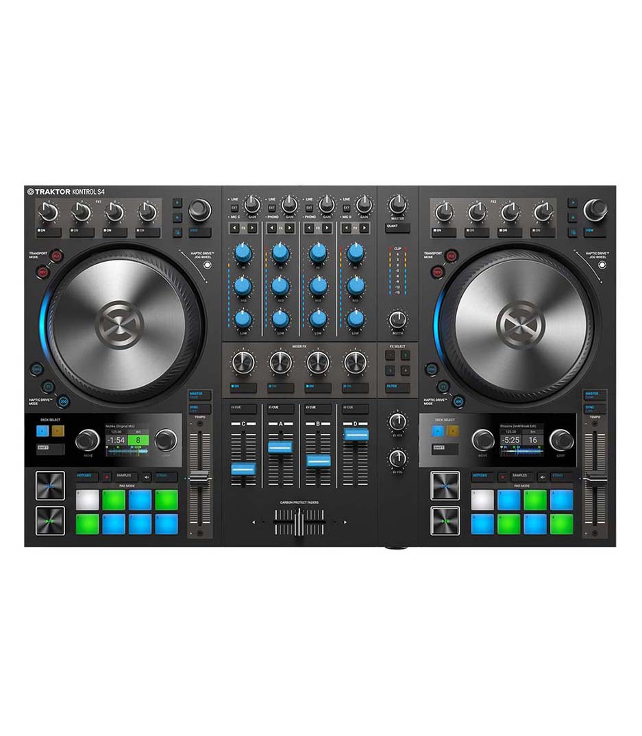 20240111100047-S4.jpg Native instruments traktor kontrol s4 mk3 4 channel dj controller with haptic drive - Image 1