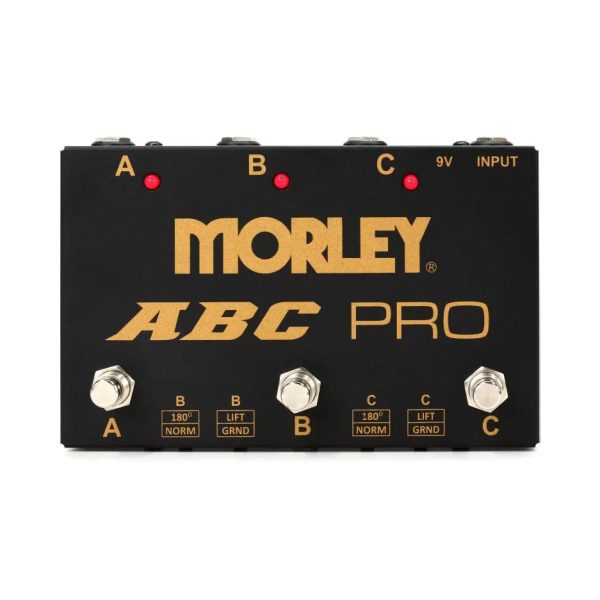 Morley abc pro 3 button switcher combiner pedal