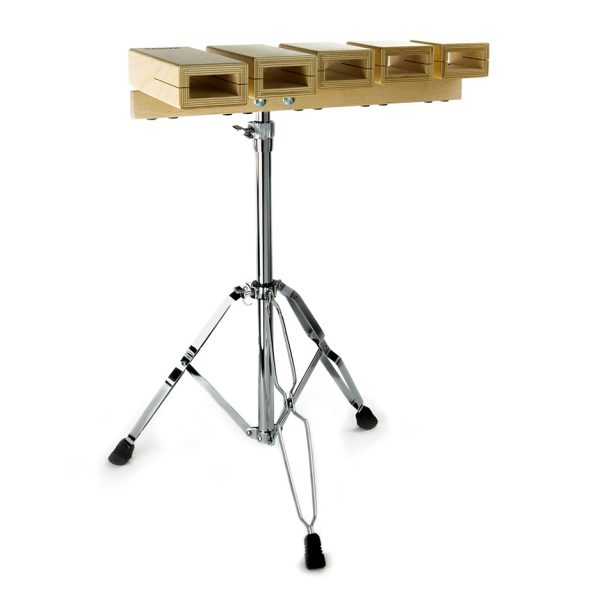 Grover pro 5 piece temple block set with mounting clamp and stand