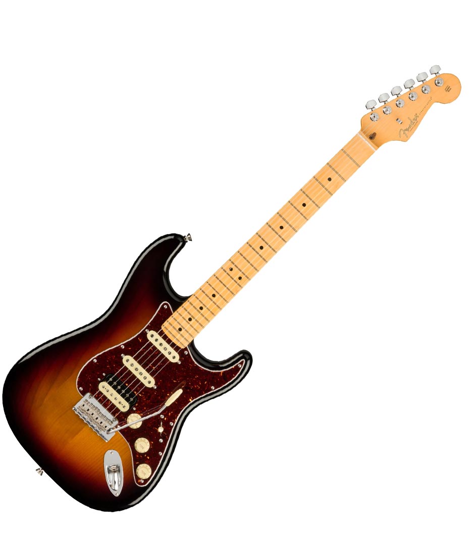 20250303064133-Ampro20II20SB3.jpg Fender am pro ii stratocaster hss electric guitar, 6 string, maple fingerboard, 3 color sunburst - Image 1
